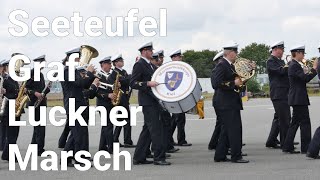 Das KSM der Seeteufel Graf Luckner Marsch und die beste Lyra des Nordens  Marinemusikkorps Kiel [upl. by Hootman]