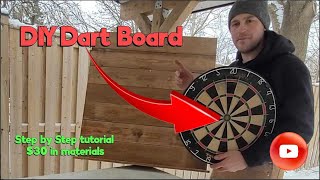 DIY Dart board build 30 in material [upl. by Alywt122]