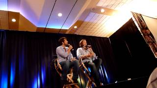 Supernatural NJ Con 2012  Jared and Misha Panel Part 1 [upl. by Senalda]