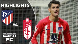 🚨 INCREDIBLE OPENER 🚨 Atletico Madrid vs Granada  LaLiga Highlights  ESPN FC [upl. by Nadab]