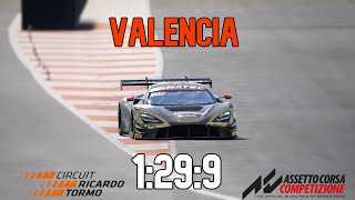 Valencia Hotlap McLaren 720S GT3 EVO I 129949 I Assetto corsa competizione [upl. by Elleuqram]