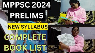 Mppsc Pre 2024🔥Complete Booklist New Syllabus📚Mppsc Pre Mppsc Mains💯Mppsc Pre Strategy💯Mppsc Pre [upl. by Jason783]