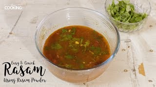 Easy amp Quick Rasam using rasam powder  Home Cooking [upl. by Whipple837]