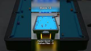 8 Ball CHALLENGE OF CHAMPIONS  Puerto Rico  Fedor Gorst vs Joshua Filler  Rack 13 shorts [upl. by Bej]