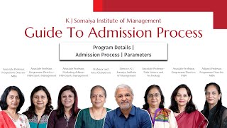 Admission Process  Program Details  K J Somaiya Institute of Management MBA KJSIM [upl. by Roux652]