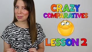 🔴 COMO USAR COMPARATIVOS EN INGLES 💁 QUE SON LOS COMPARATIVOS 📚 ADJETIVOS COMPARATIVOS EN INGLES [upl. by Vanden466]