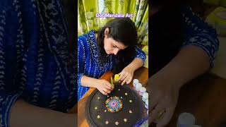 Dot Mandala Art for beginners  Easy Art  trending viralvideo dotmandala mandala [upl. by Hareehat401]