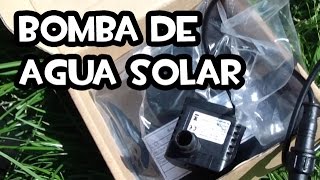 Potente Bomba de Agua Solar  Energía Gratis ☀️🔋 [upl. by Raimund]