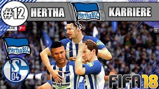 Zuhause gegen SCHALKE FIFA 18 Hertha BSC Karriere 12 deutsch [upl. by Diehl]