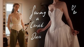 The Making of a Corset Dress  The dress that’s inside out [upl. by Drawyeh]