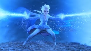 Frozen 2  Elsa vs Tornado Scene Meet The Wind Spirit [upl. by Hazen]