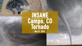 INSANE close encounter with the Campo Colorado tornado  May 31 2010 [upl. by Labinnah]