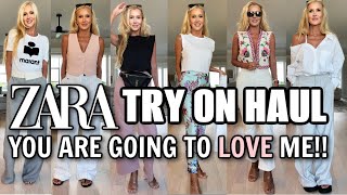 HUGE ZARA TRY ON HAUL  Mid Summer Style  30 NEW Pieces You Will LOVE [upl. by Wurster]