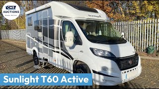 Sunlight T60 Active  Motorhome Auction [upl. by Mariya370]