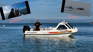 Anglesey wreck fishing with gamekeeper John and Tommy the turd [upl. by Saturday431]