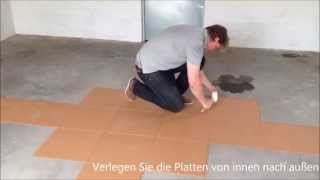 Video  FlexiTile PVC Bodenbelag als Garagenboden [upl. by Hodgkinson90]