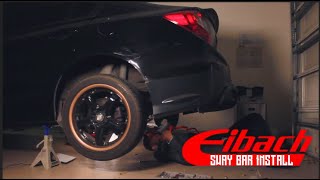 2012 R18 Civic Eibach Front amp Rear Sway Bar Install [upl. by Adamik643]