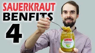 4 INSANE Benefits Of SauerKraut [upl. by Ayahs]