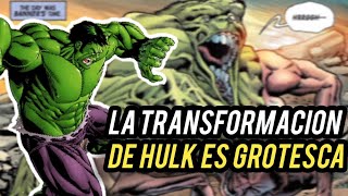 Las Grotescas Y Brutales Transformaciones De Hulk marvel geek [upl. by Labotsirhc510]