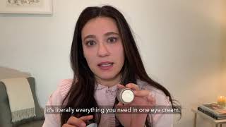 Esthetician Jordana Mattioli Reviews Algenist Complete Eye Renewal Balm  1 MultiTasking Eye Cream [upl. by Ajed]