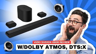 VIZIO SV510X0806 51 Soundbar SE Review Best Budget Dolby Atmos Soundbar [upl. by Oeht864]