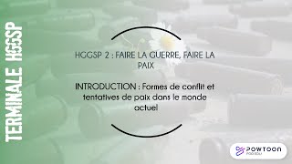 TERMINALE HGGSP  formes de conflits et tentatives de paix dans le monde actuel [upl. by Manuel]