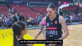 Interview with OpalWNBA Champion Cayla George February 2024 [upl. by Karita]