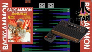 Backgammon Atari 2600 1979 [upl. by Eiramllij]