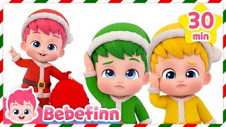 2024 New Christmas Songs for KidsㅣBebefinn Nursery Rhymes Compilation [upl. by Rehtnug472]