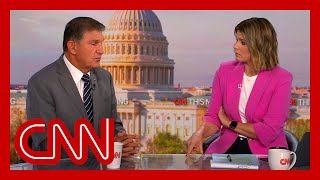 CNN asks Manchin if he would consider being Harris VP See his answer [upl. by Etnuaed]