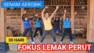 AEROBIK FOKUS LEMAK PERUT  30 HARI PENURUNAN BERAT BADAN [upl. by Nylhsoj]