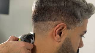 FULL EASY STEP BY STEP TUTORIAL OF SKIN FADE AND TEXTURED TOP  BEST TIPS WITH ANDIS CLIPPERS [upl. by Carhart639]