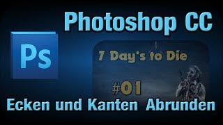 Photoshop CC Kanten und Ecken abrunden HDGerman [upl. by Sissy]