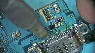 Samsung A52 USB socket replacement [upl. by Abbot]