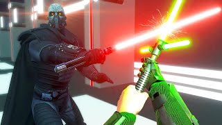 JEDI Takes on Powerful Sith Lord  Blade and Sorcery VR Mods [upl. by Grath]