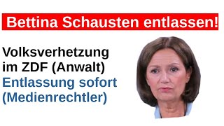 Bettina Schausten Anwalt das ist Volksverhetzung Entlassung erwartet ZDF Wahlen in Thüringen [upl. by Geddes]