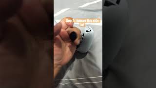 How to remove the plates to your PS5 controller ps5 dualsensecontroller tutorial shorts [upl. by Kenwee235]