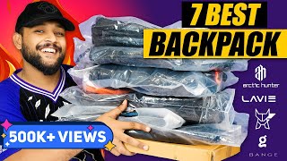 Best BackpackBags for SchoolCollegeOfficeTravelling on Amazon 🔥 Backpack Haul 2023  ONE CHANCE [upl. by Ratcliff]