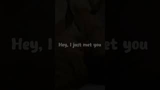 shorts Carly Rae Jepsen  Call Me Maybe  Lyrics [upl. by Phemia]