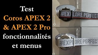 Test Coros APEX 2 amp APEX 2 Pro  montée en gamme sur loutdoor [upl. by Dinesh]