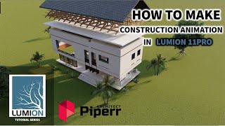 HOW TO CREATE CONSTRUCTION ANIMATION IN LUMION PHASING ANIMATION IN LUMION LUMION lumion11 [upl. by Ranjiv]