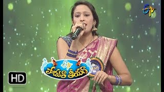 Vachinde Song  Dhana Sri Performance  Padutha Theeyaga  23rd December 2018  ETV Telugu [upl. by Torr]