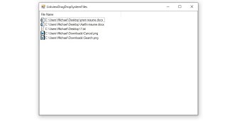 How to Drag and Drop multiple files from your system to Listview VBnet mikecodz2821 [upl. by Etteniuqna719]