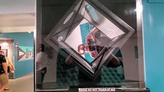 Anti gravity mirror at Museum of Illusions [upl. by Odarnoc]