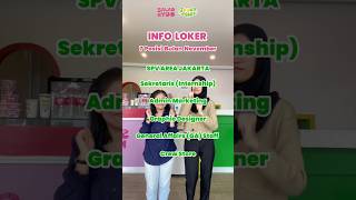 Info loker nih buat kamu Yuk buruan apply sekarang juga😆 loker lokerjogja joocyjuice saladnyoo [upl. by Araht432]