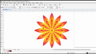 Design in CorelDraw  Corel Draw Tutorial  Logo Tutorial CorelDrawcoreldraw corel [upl. by Ramsdell]