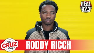 Roddy Ricch talks Beer Bong Skills Fatherhood Community amp Feed The Streets 3 [upl. by Notslar745]