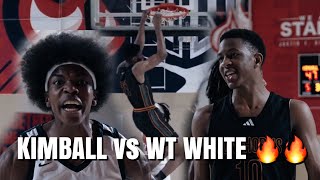 THIS GAME WAS LIT😱 DALLAS KIMBALL vs WT WHITE  MUST SEE 👀 viral basketball [upl. by Hylton766]