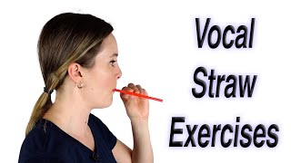 Vocal Straw Exercises SemiOccluded Vocal Tract Voice Therapy [upl. by Najtsirk]