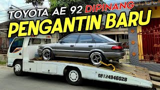 Toyota Corolla twincam liftback AE92 1988 dipinang pengantin baru [upl. by Podvin]